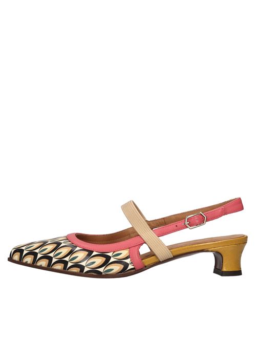 Décolleté slingback Haya in pelle CHIE MIHARA | HAYA SUBARUMULTI-CHERRY-NUDE-GIALLO